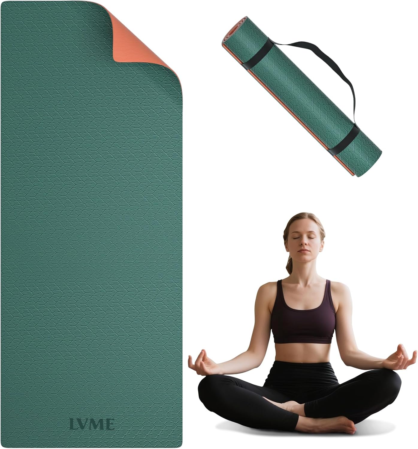 Pilates Yoga Tone - Non Slip Yoga Mat, 1/4