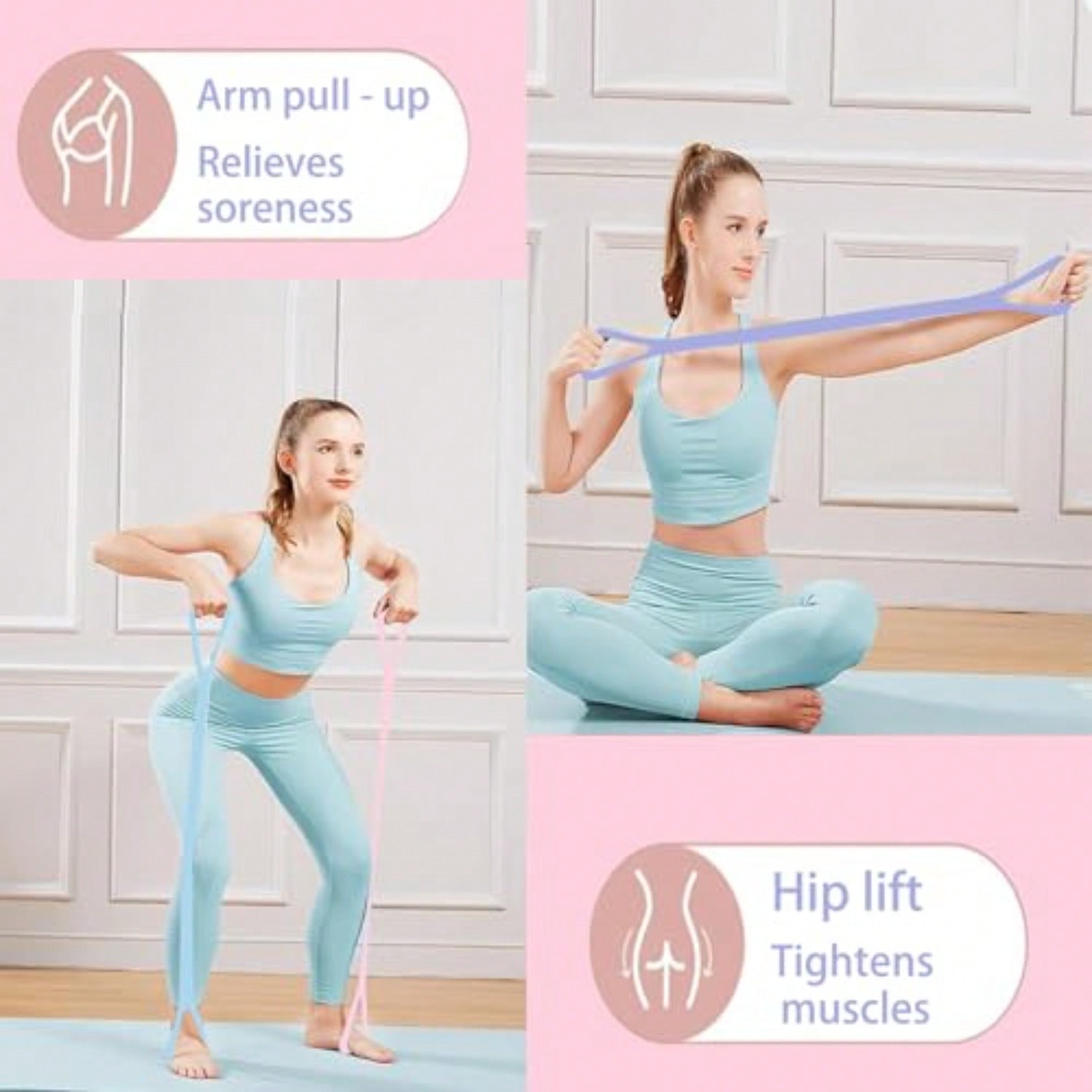 Figure 8 Exercise Band Durable - Pilates Yoga Tone incelemesi ve fiyatı