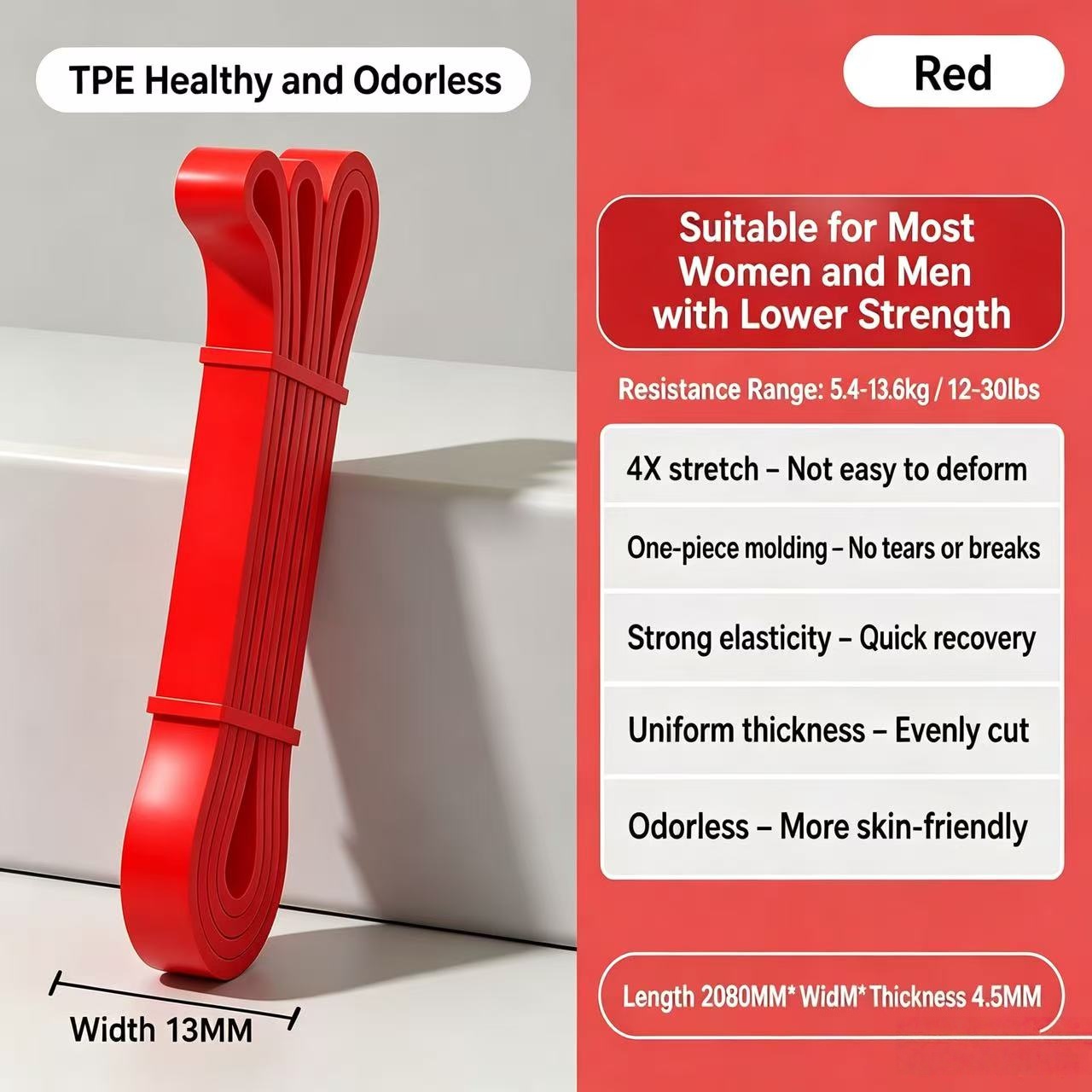 TPE Resistance Bands 6 Levels  - Pilates Yoga Difference incelemesi ve fiyatı