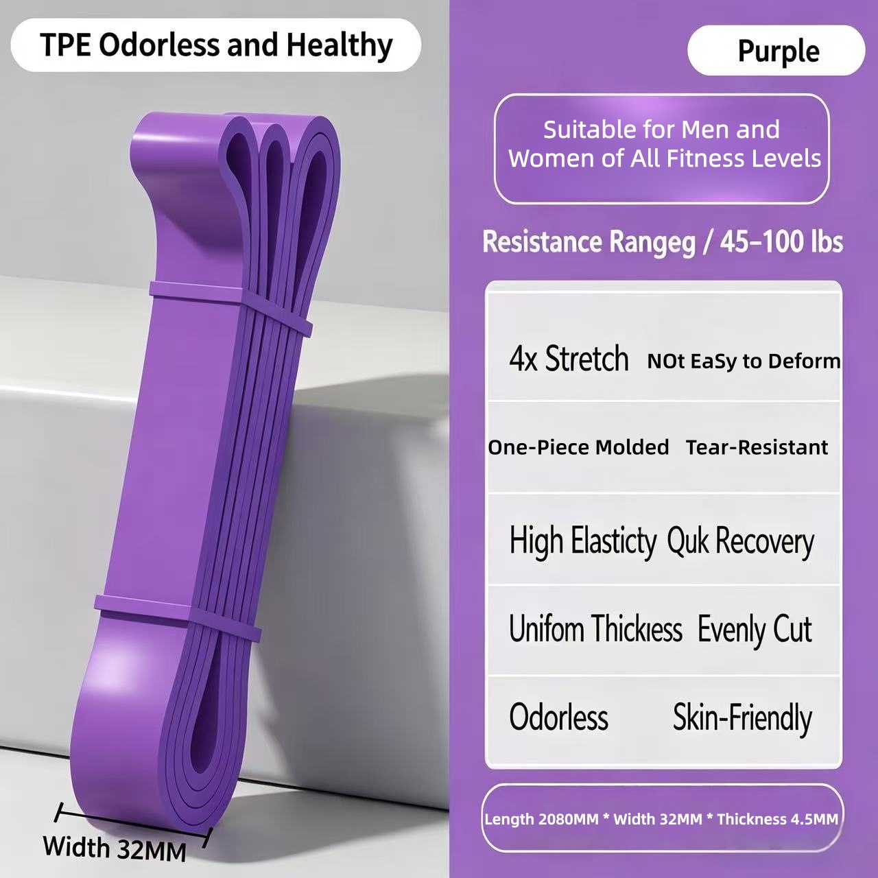 TPE Resistance Bands 6 Levels  - Pilates Yoga Difference incelemesi ve fiyatı