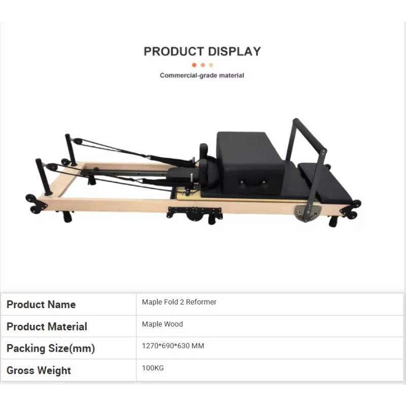 Multifunctional Foldable Maple - Pilates & Yoga Unleashed Studio incelemesi ve fiyatı
