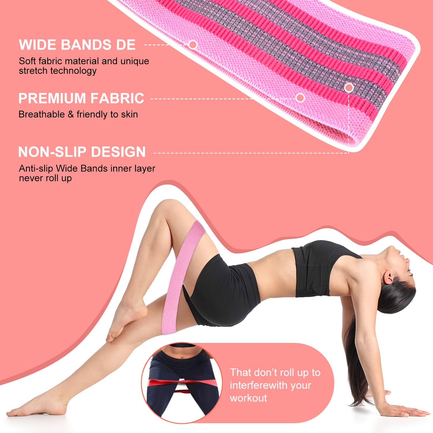 3 Resistance Bands Set for Leg - Pilates Yoga Tone incelemesi ve fiyatı