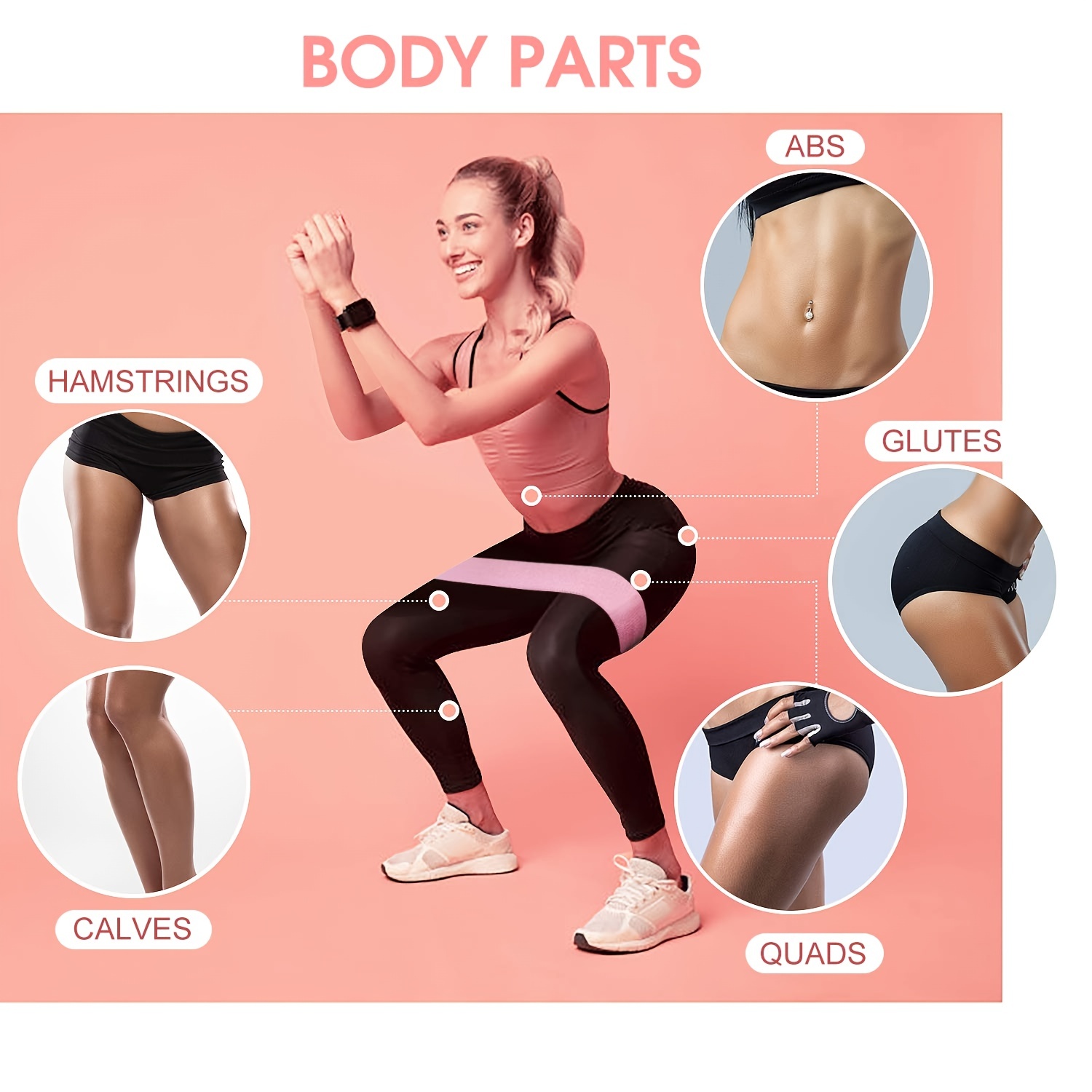 3 Resistance Bands Set for Leg - Pilates Yoga Tone incelemesi ve fiyatı