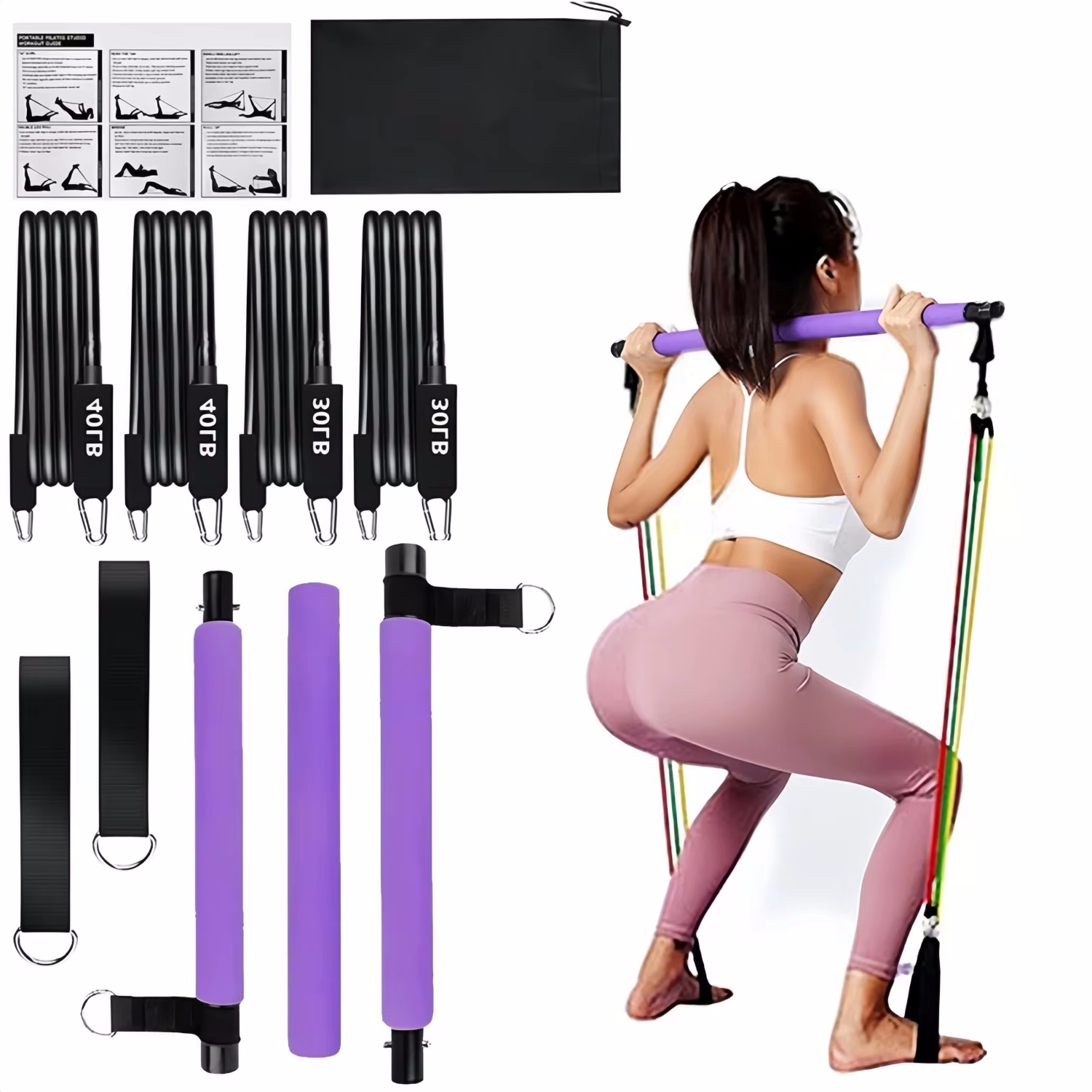 Portable Yoga Pilates Bar Stic - Pilates Yoga Tone incelemesi ve fiyatı